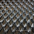 Diamentowy kształt uderzenia aluminium rozszerzona metalowa siatka